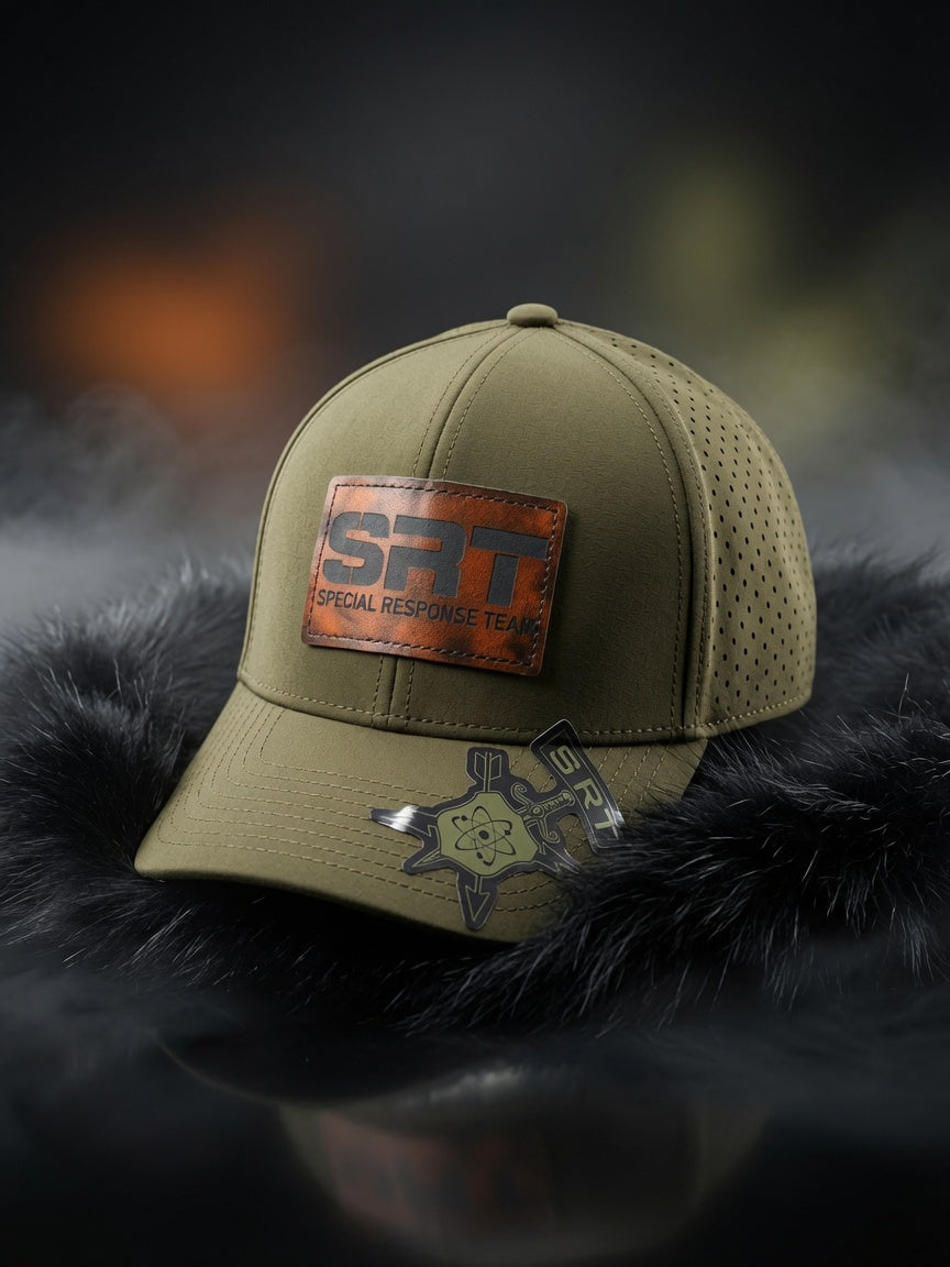 OD green performance SRT hat brown SRT patch